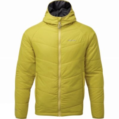 Craghoppers Mens CompressLite Packaway Hooded Jacket Sulphur Yellow